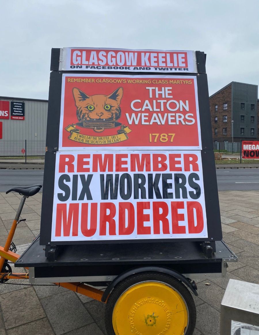 The Calton Weavers commemoration event